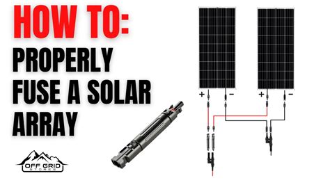 solar panel junction box fuses|solar panels fuse replacement.